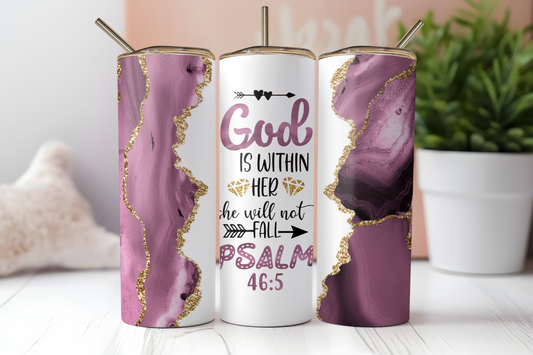 God is Within Her 20oz Tumbler